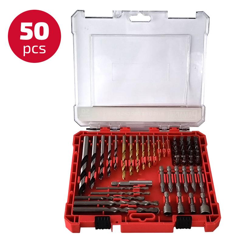 Juego de brocas y puntas destornillador 50 PCS PM1647