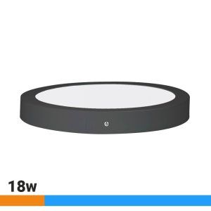 Downlight circular 18W gris