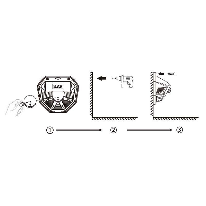 Foco solar LED 1.6W AM131050 - Imagen 5