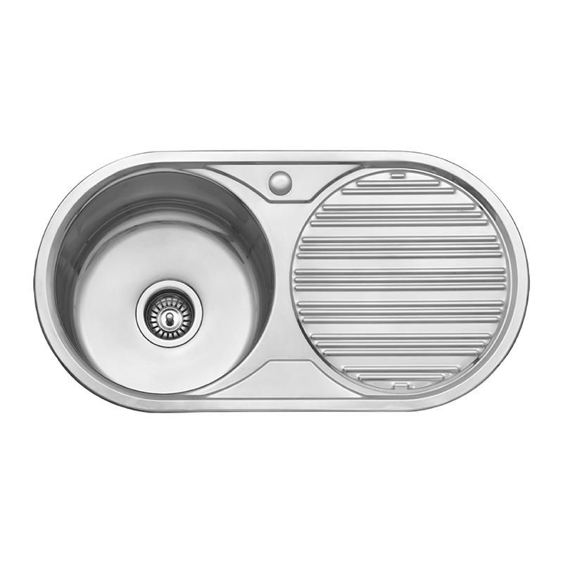 Fregadero Inox 1 Seno 84X44X16CM BT2464
