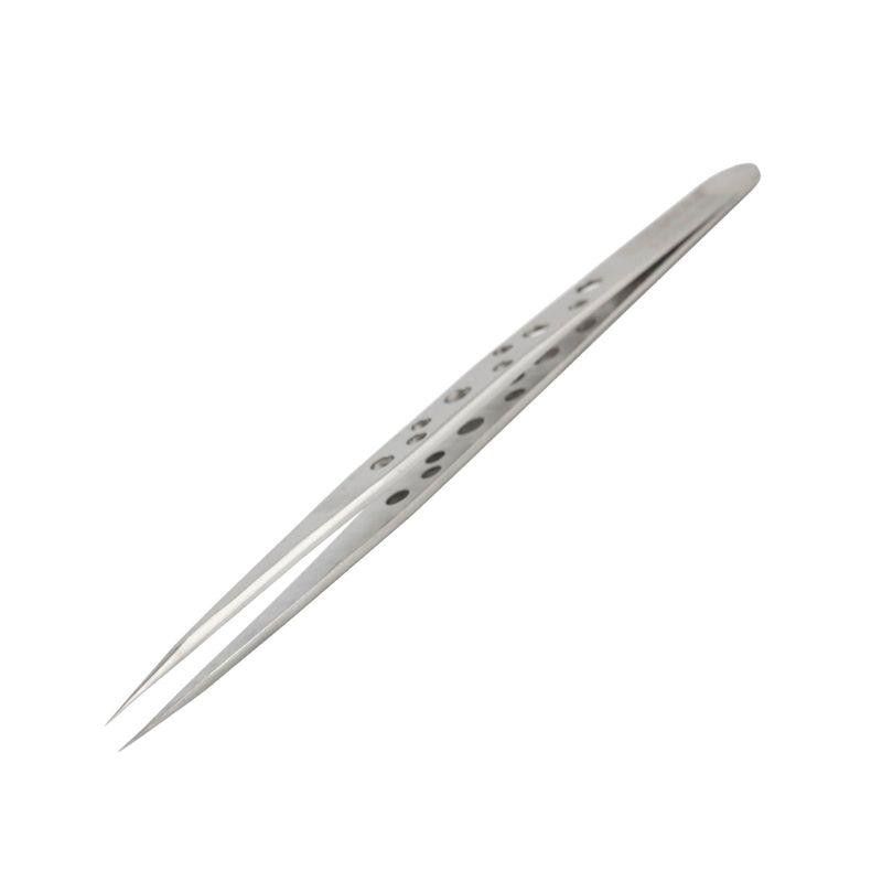 Pinza acero inoxidable antideslizante curvada