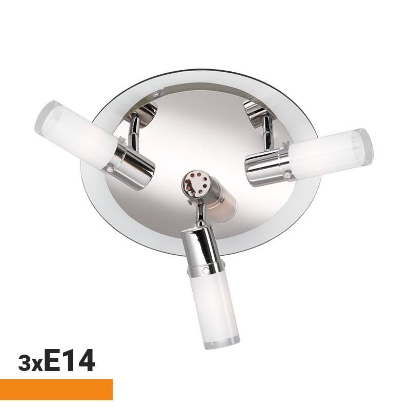 Aplique led 3 focos Serie Segovia 3XE14 AM131181