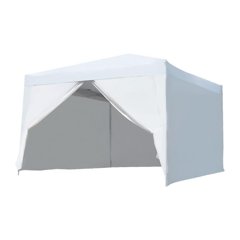 Carpa plegable metal 3X3M con paredes + 1 puerta lateral DG1324