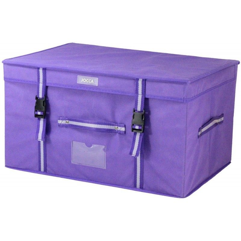 Baúl bolsa ahorra espacio polipropileno morado Jocca 9958M