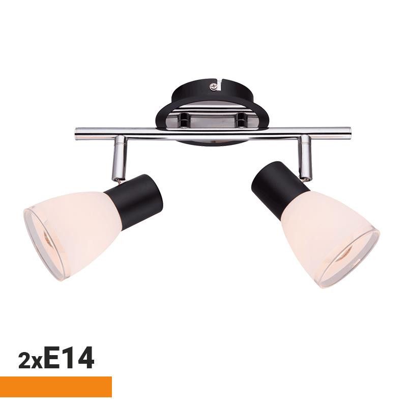 aplique led 2 focos