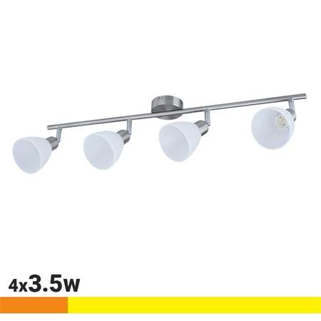 Aplique LED 4 focos 4X3.5W Serie Londres AM130311