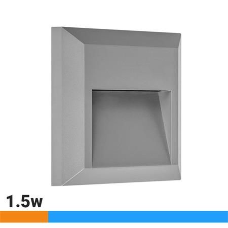 Aplique LED 1.5W exterior cuadrado