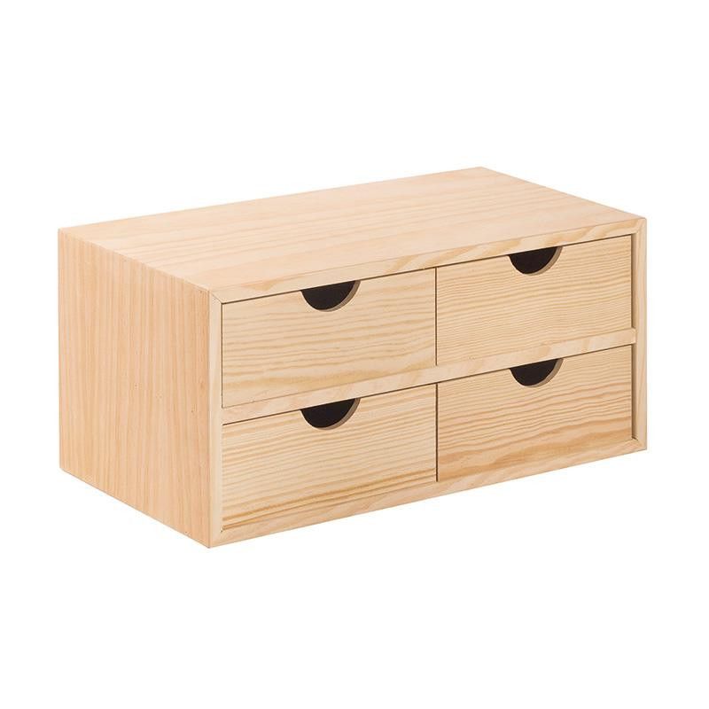 Cajonera multiusos madera Mini Bloc 40X20X18.5CM BLP22099