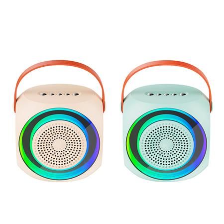 Altavoz azul Bluetooth F42 + Micrófono+ Efectos LED XOF42BL - Imagen 3