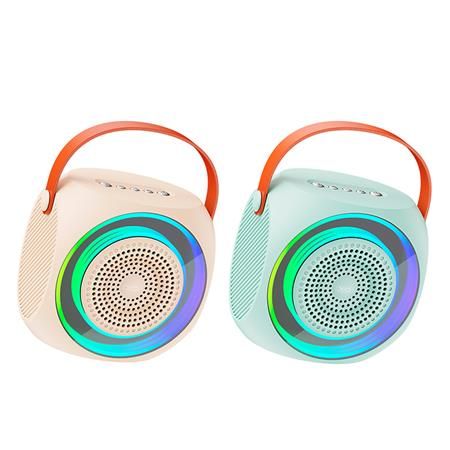 Altavoz azul Bluetooth F42 + Micrófono+ Efectos LED XOF42BL - Imagen 5