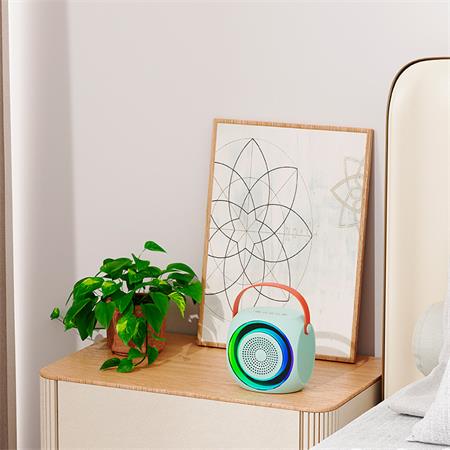 Altavoz azul Bluetooth F42 + Micrófono+ Efectos LED XOF42BL - Imagen 4