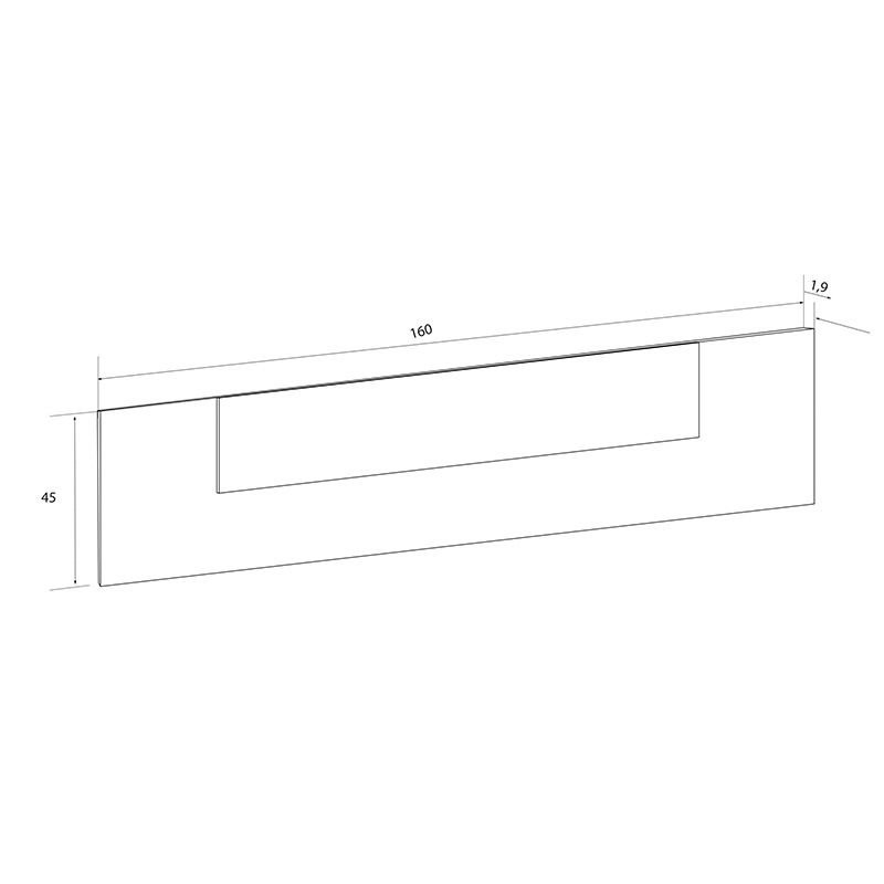 Cabecero matrimonio Mod. Champion 160CM CAM-BL - Imagen 2