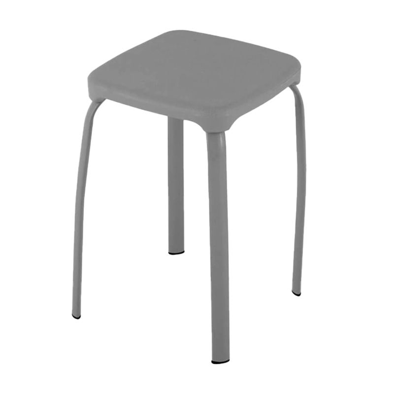 Taburete gris oscuro Mod. Lama 45X29X29CM