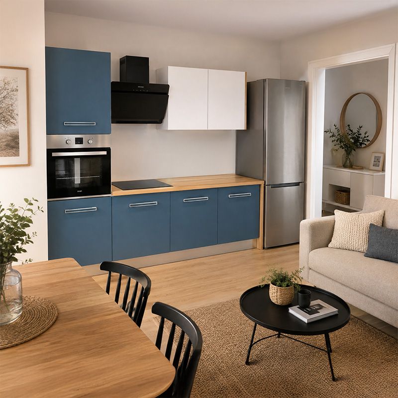 Ambiente de Cocina Mod.02 Family – Roble Aura / Shore Mate - Imagen 2
