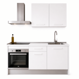 Ambiente de Cocina Mod.01 Family 180cm blanco brillo