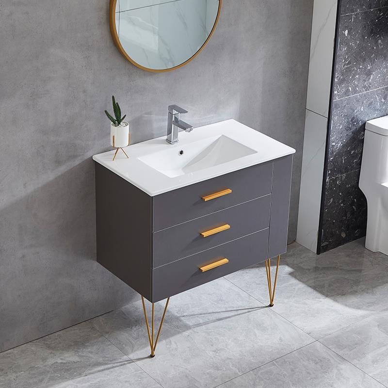 Mueble de baño gris Serie Tellus BT2508