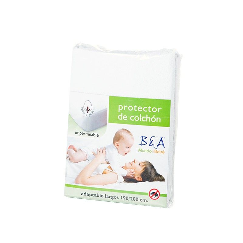 Protector de Colchón Impermeable Ajustable 90X190 B&A