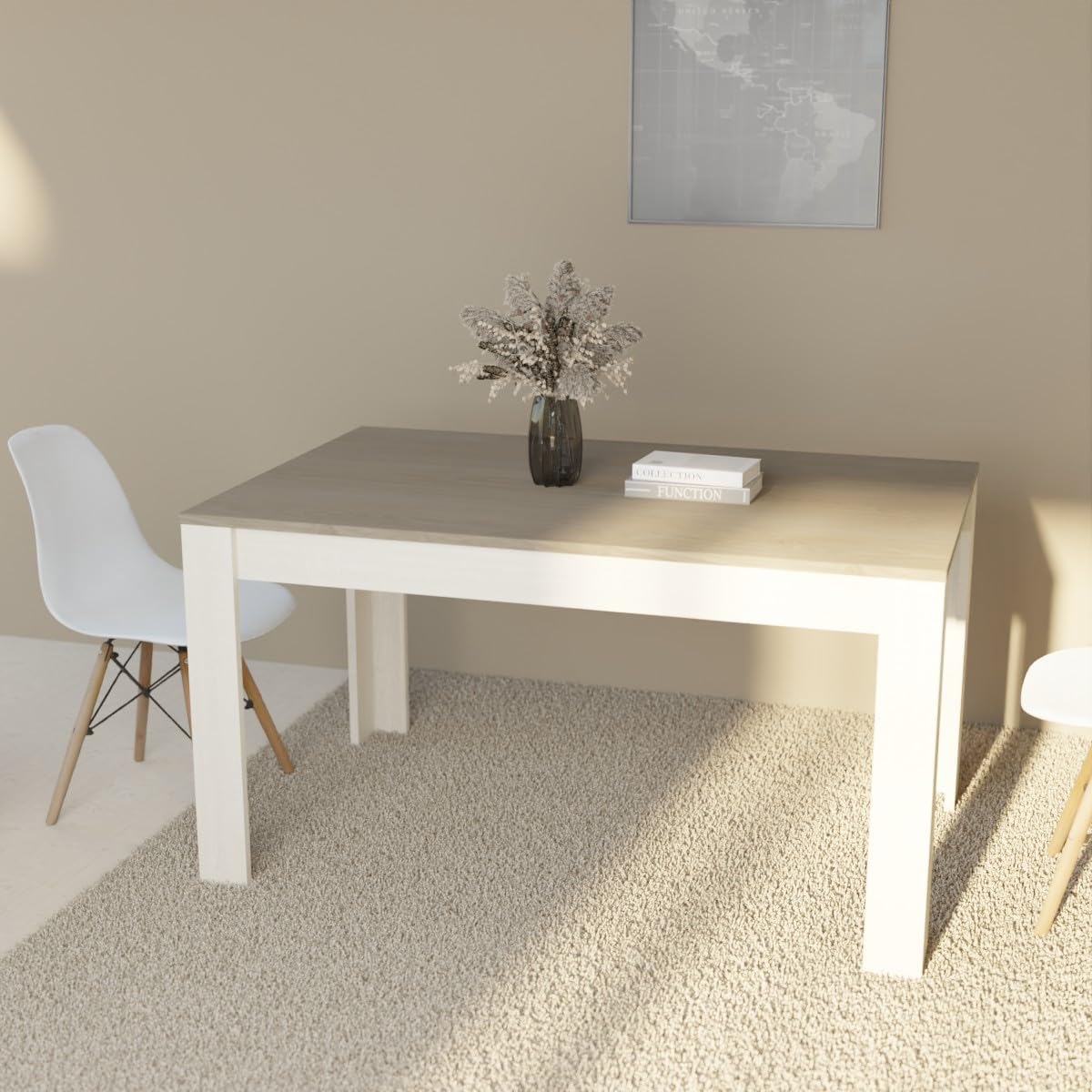 Mesa extensible 140-200CM Mod. Corfu ANDP-G - Imagen 4