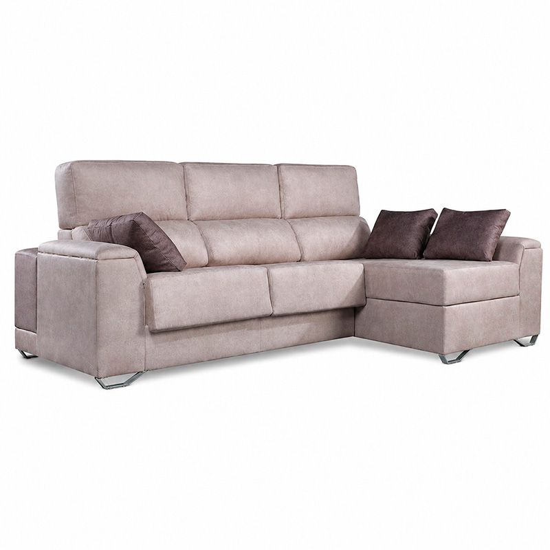 Chaiselongue 3 plazas Mod. Calma Hada Plata 105X280X165CM