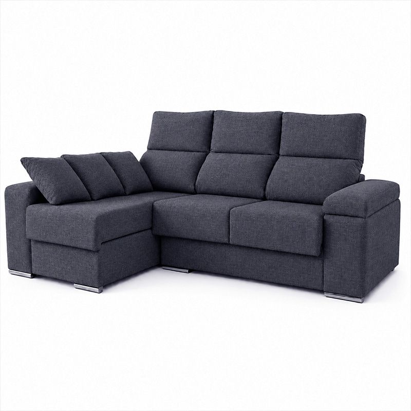 Chaiselongue 2 plazas Mod. Baeza Nasera 23 Antracita VF Izq 235cm