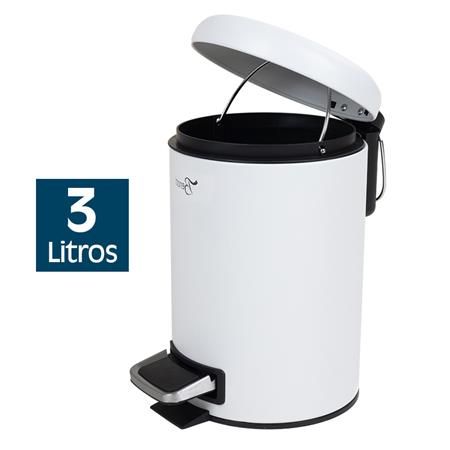 Papelera baño blanca 3LTS BT2845