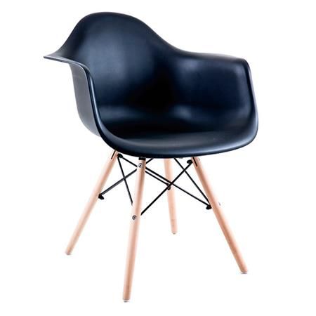 Silla estilo Daw Serie Lima 60X61X78CM negra MO1048