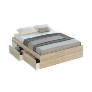 Cama con cajones