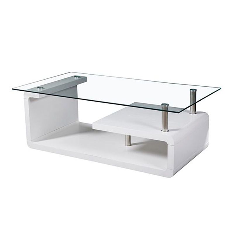 Mesa de centro tapa de cristal