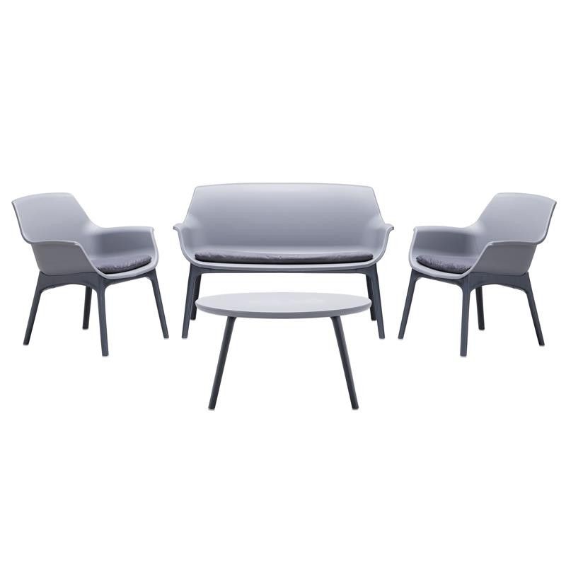Set salón 1 sofá 2 sillas