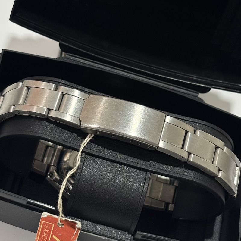 Reloj Kalter de acero inoxidable con esfera blanca y brazalete metálico 075/03 - Imagen 3