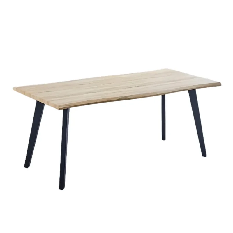 Mesa comedor fija Mod. Regatta cambrian patas negras 76x180x90cm