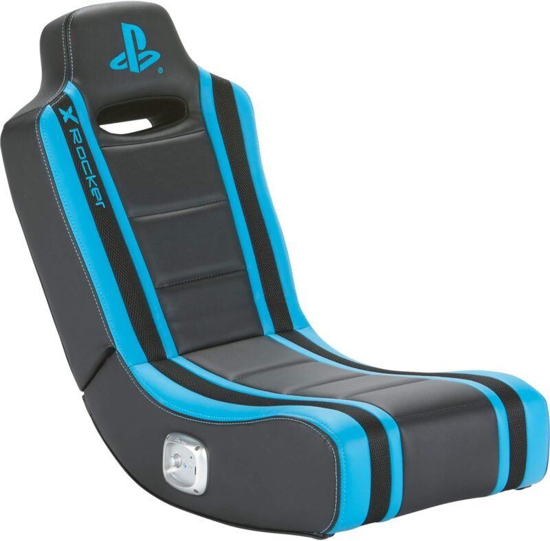 Silla Gaming Sony Geist X-Rocker negra y azul