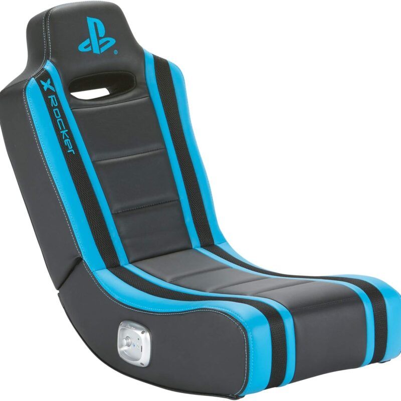 Silla Gaming Sony Geist X-Rocker negra y azul