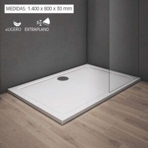 Plato de ducha 140X80X3CM