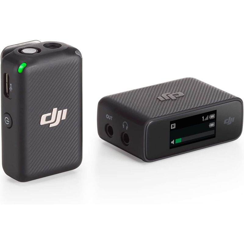 Micrófono inalámbrico lavalier DJI Mic (1 transmisor + 1 receptor)