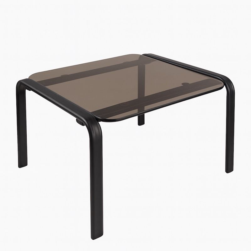 Mesa de Cristal Negro - Segunda Mano