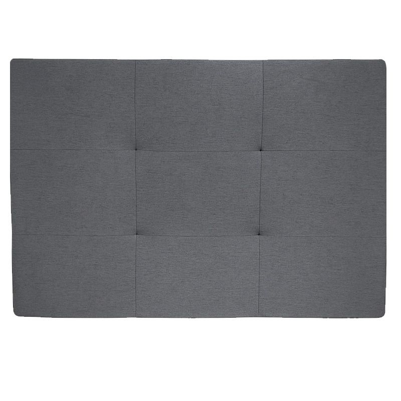 Cabecero juvenil de tela gris 90cm