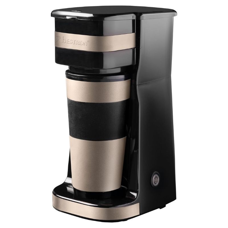 Cafetera goteo con taza aislada Bestron