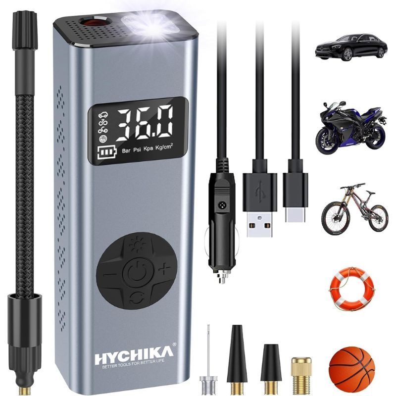 Inflador-compresor de aire portátil MS22C-002 HYCHIKA