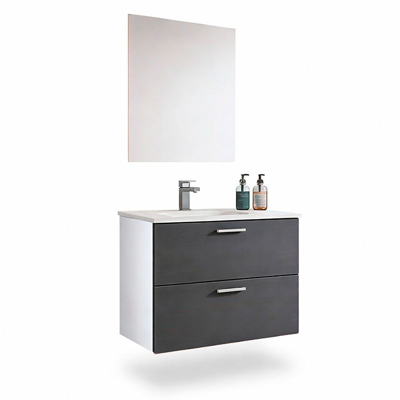 Mueble de Baño 80CM Mod. Export 04 2C antracita