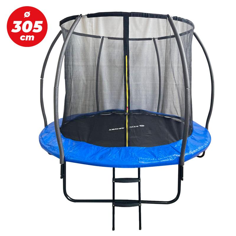 Cama elástica con escalera 305cm 100kg Serie 400 AT1054