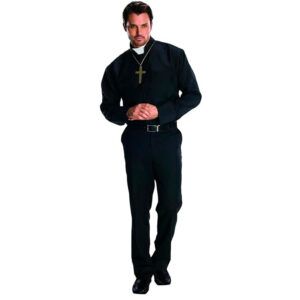 Disfraz de camiseta de sacerdote