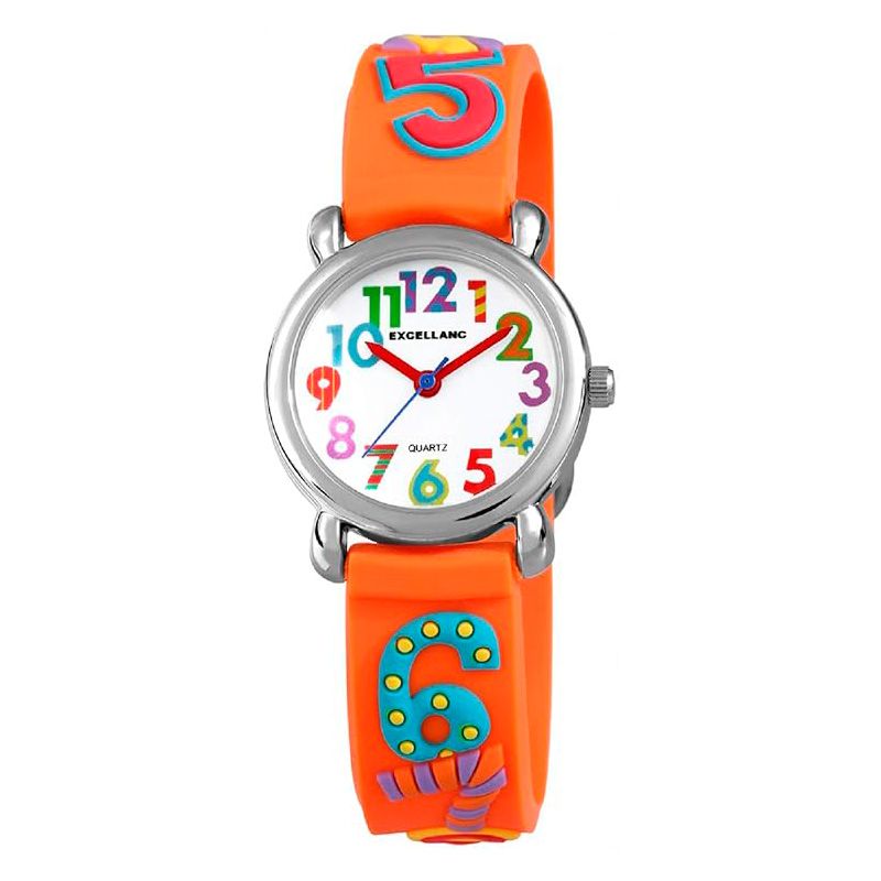 Reloj de pulsera infantil 27MM naranja