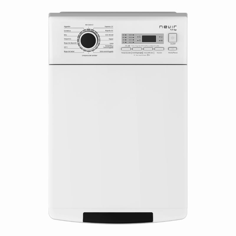 Lavadora Carga Superior 7,5Kg Nevir NVR-WMTL1201INA - Imagen 2