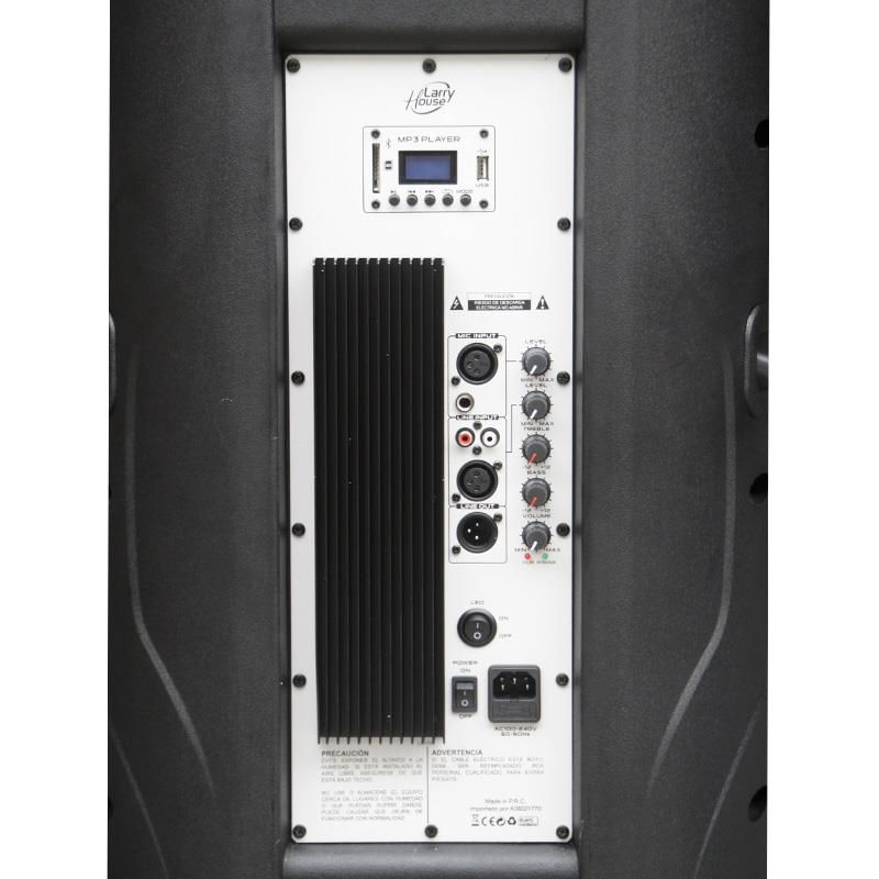 Altavoz Pro Autoamplificado 1800W LH2238 2x15" - Imagen 2