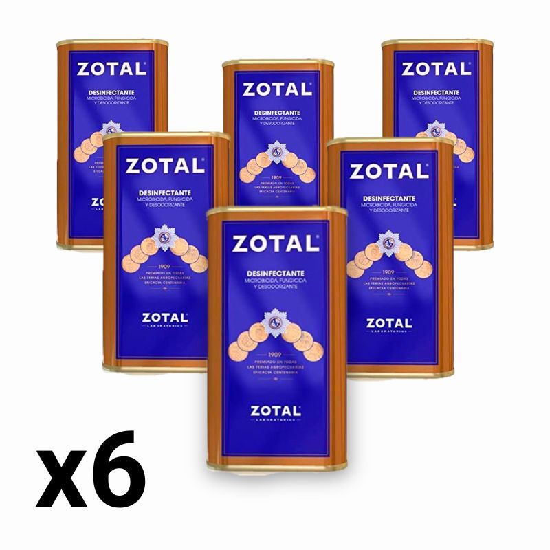 PACK X6 Zotal Desinfectante Fungicida 415ml