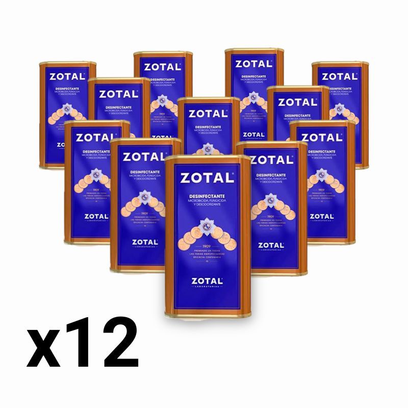 PACK x12 Zotal Desinfectante Fungicida 205ML