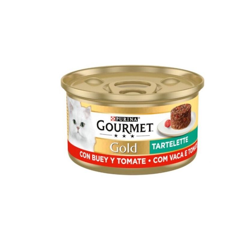 Comida para gatos Gourmet Gold Pastel de Buey y Tomate