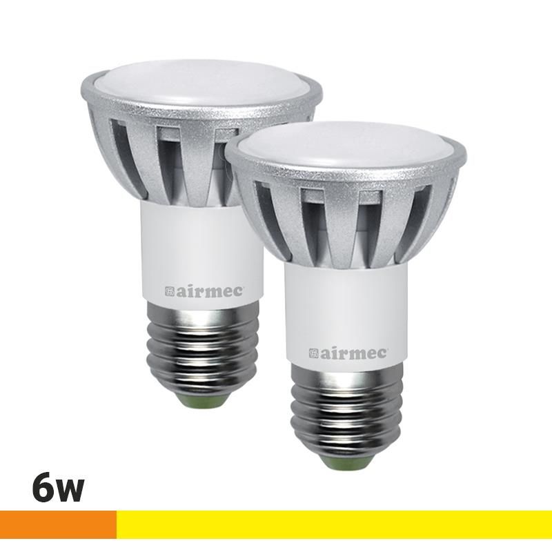 Bombillas LED PACK 2 JDR 6W E27 Luz cálida AM120925