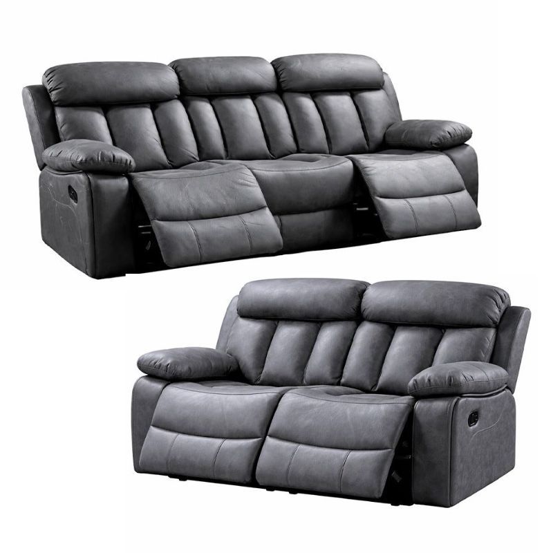 Conjunto Sofá Relax 2P+3P Mod. Madrid marengo